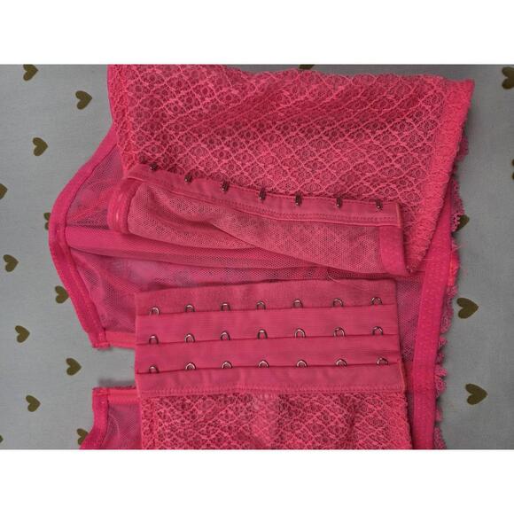 Victorias Secret NEON Lace Push Up Bralette Bustier Top Bra Small - Picture 4 of 5